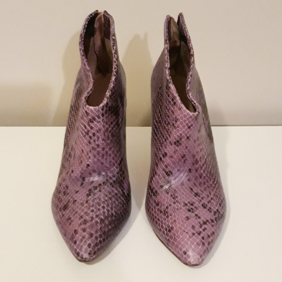 Leather Snake Booties - Picture 6 of 9